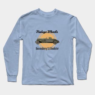 Vintage Wheels - Duesenberg Roadster Long Sleeve T-Shirt